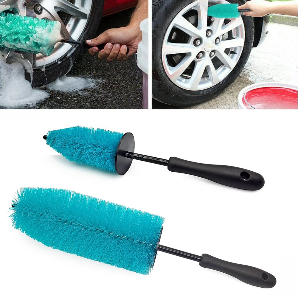 Truck Soft Bristle Wheel Cleaning Brush Rim Tire Detail Brush Automotive Tire  Brush Wheel Cleaner Brushes - AliExpress