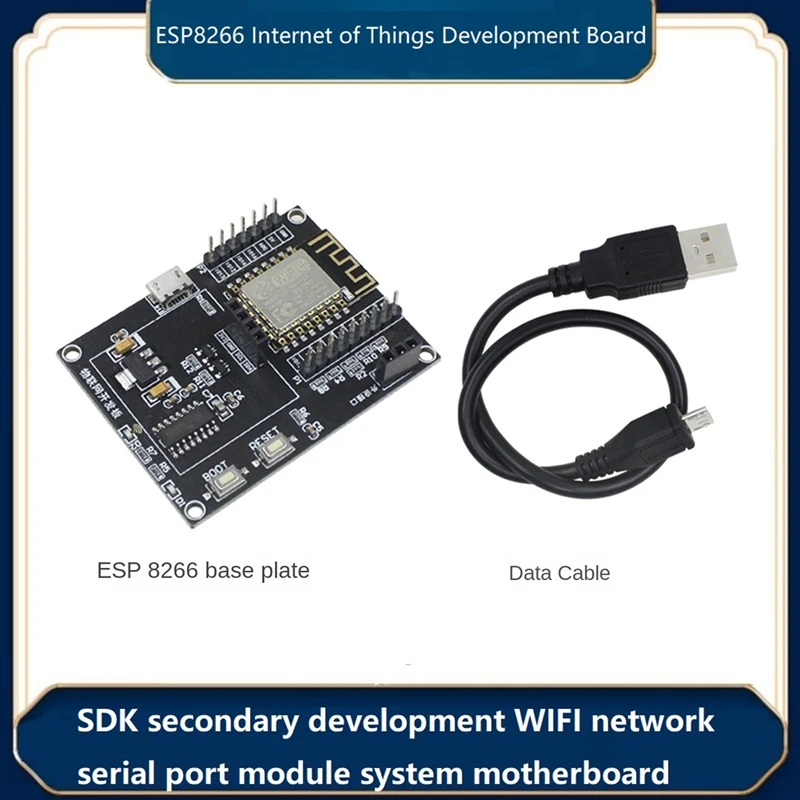 

ESP8266 Internet Of Things Development Board+USB Cable SDK Development WIFI Network Serial Port Module System Main Board