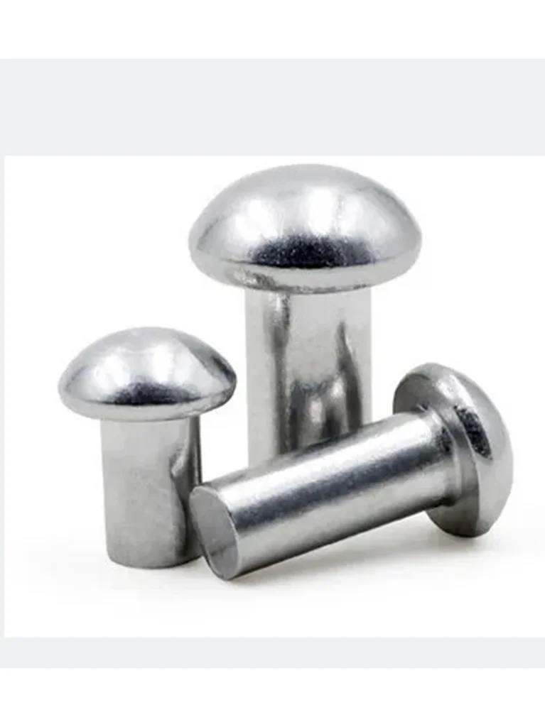 

50pcs/lot M3*5-16 M4*6-25 M5*8-25 M6*12-30 Aluminum flat head solid rivet knocking Aluminum rivet screw668