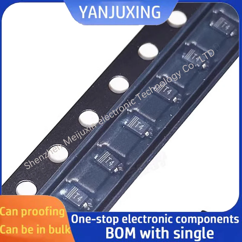 100 Pz/Lotto In4148 1 N4148W Serigrafia T4 Sod123 1206 Volume Patch Switch Diodo