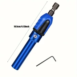 Versatile Magnetic Screwdriver Tool for Easy Installation with 3 - in - 1 Socket Connector Functionality (Blue)