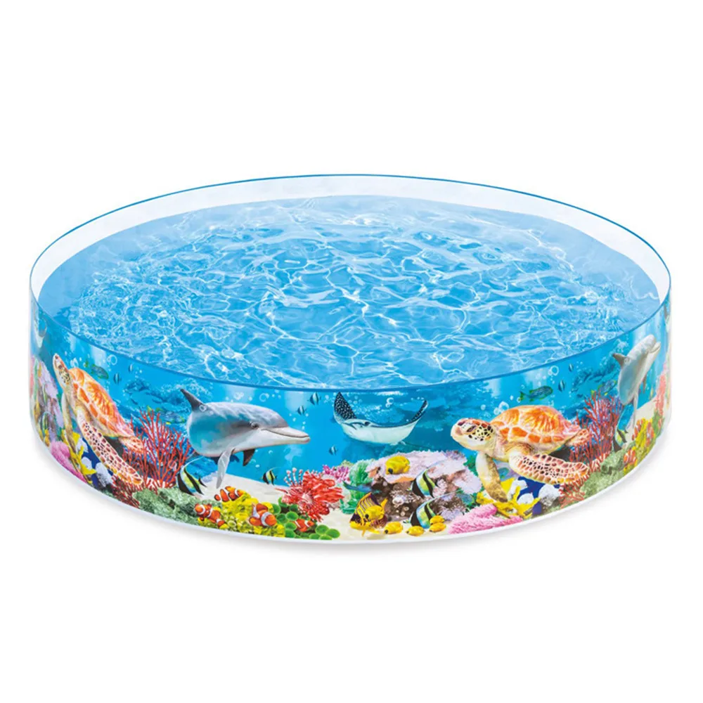

Environmental Protection PVC Aquarium Hard Glue Pool Swimming Pool Family Children Swimming Bucket Swimming Pool