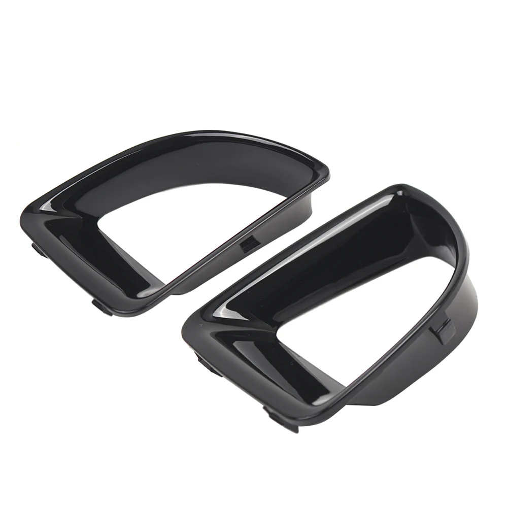 미니 쿠퍼 R55 R56 R57 R58 R59 JCW S 모델 전용 1개 자동차 앞 범퍼 에어 덕트 프레임 유광 블랙