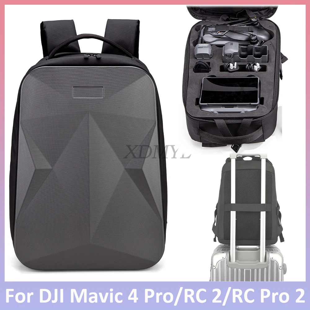 Sac à dos DJI imperméable gris clair pour drone, offrant protection et confort de voyage avec ses nombreuses poches.