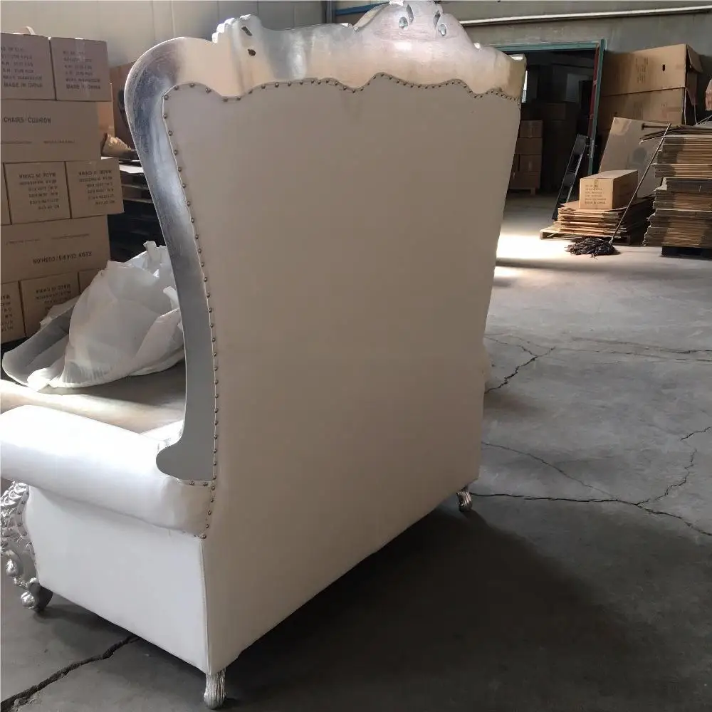 Modern casual simple hotel king chair luxury high back wedding chair