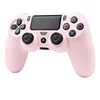 Coque de protection rose en Silicone souple pour manette de jeu