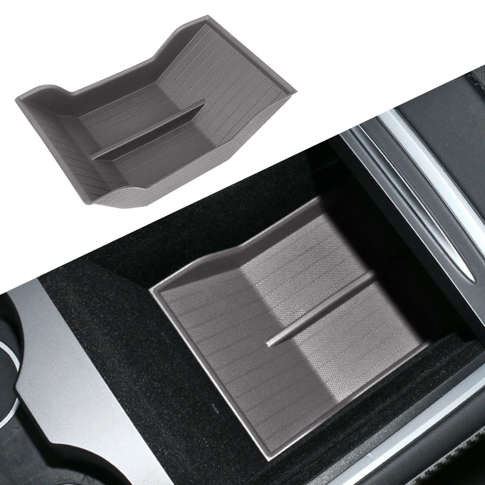 

Водонепроницаемый Автомобильный ящик для хранения из ТПЭ, Внутренний органайзер, скрытые ящики с центральным подлокотником для Tesla Model 3/Y