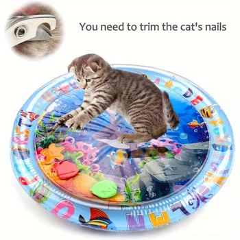 Large Inflatable Pet Cooling Splash Mat 1