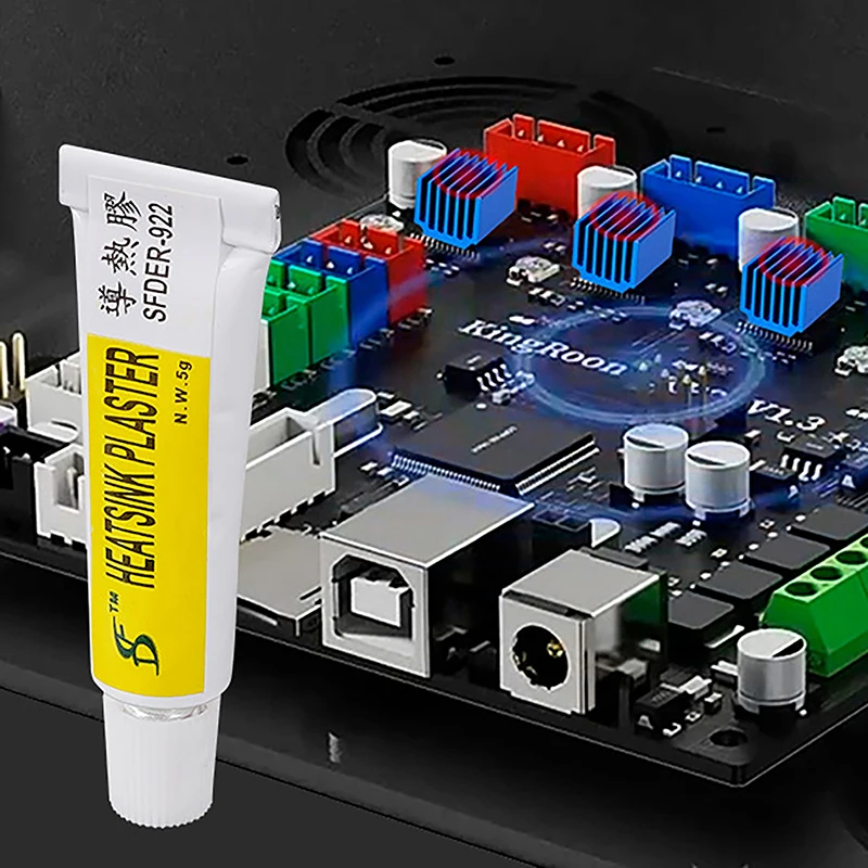 Pasta Termica Siliconica STARS-922 Per CPU E GPU – Confezione Da 5 Siringhe, Dissipatore Per Calore, Nuova