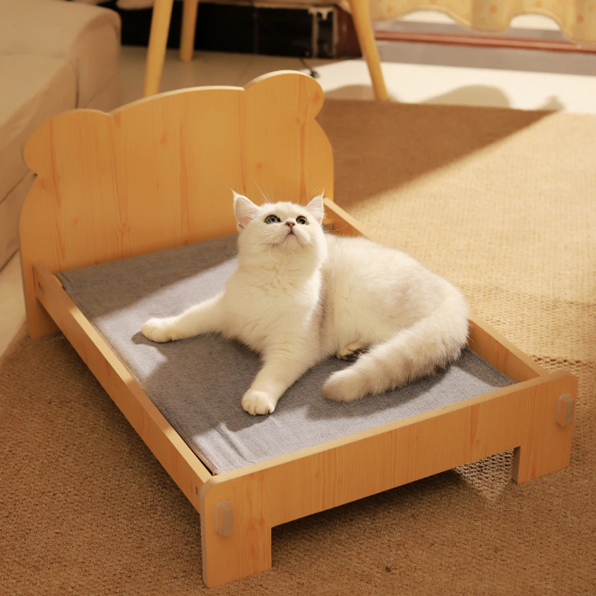 Wooden Cat & Dog Bed 5