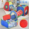 5 Pcs/lot Portable Children's Camping Tent Play House Ocean Ball Pool Pop-up Tent Kids Beach Tent Baby Crawling Tunnel Baby Tent 1