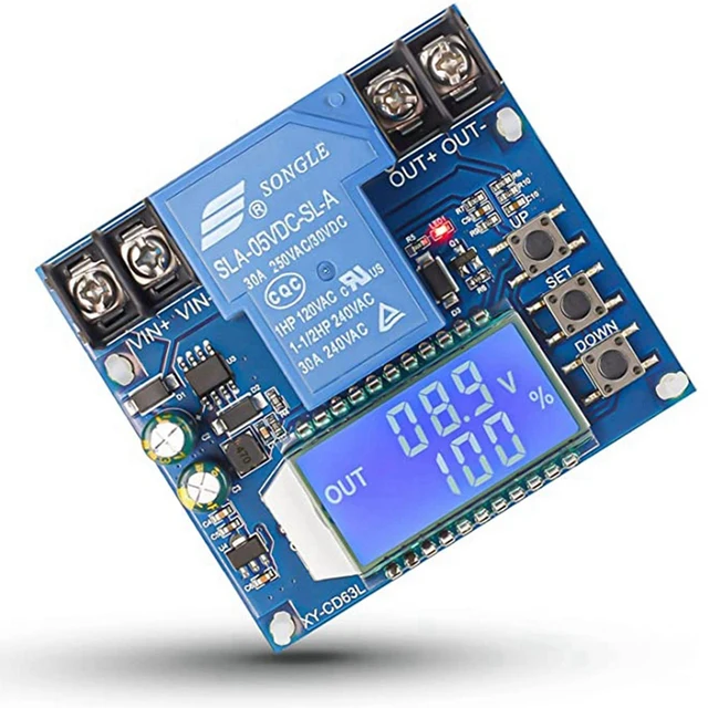 Alacsony Feszültségű Küszöb, Dc 6V-60V Feszültségvédők Leválasztó Kapcsoló Kisülési Védelmező Ólomsav-Lítium Akkumulátorhoz