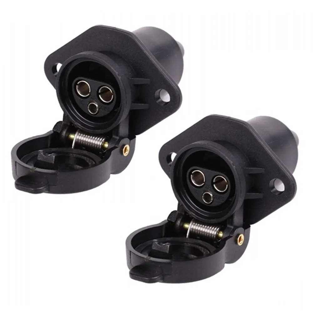 3-pin 6-24V trailer connectors according to DIN 9680