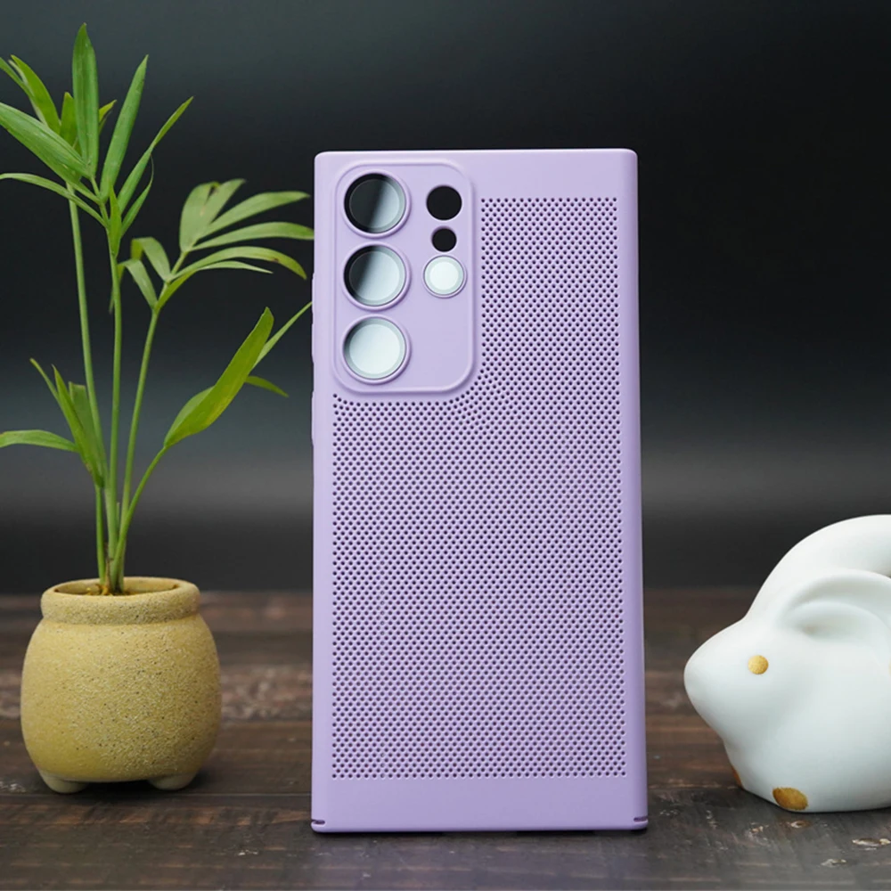 Breathable Mesh Phone Case With Full Lens Protection For Samsung_voghion.com