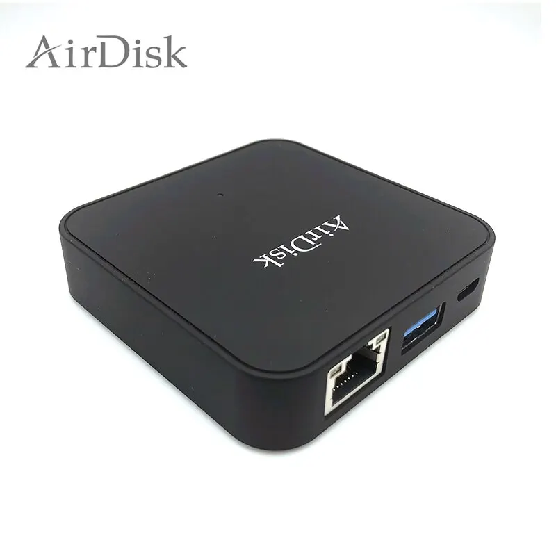 NAS Enclosure Airdisk Q2 Mobile Network Hard Disk USB3.0 2.5" Home Smart Network Cloud Storage only Support External HDD MAX Capacity 4TB