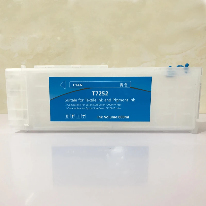 엡손 SureColor 칩용 리필 잉크 카트리지, T7251, T7252, T7253, T7254, T725A, 6 색, F2000, F2100, F2130, F2140, F2150, F2160