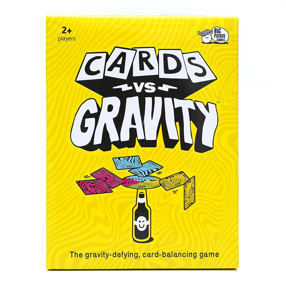 Big Potato Cards Vs Gravity – Jeu De Cartes Défiant La Gravité – 2 à 4 Joueurs – Bar, Soirée, Famille