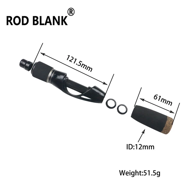 Rod Blank 1 Set Lure Spinning Handle Kit Cork Grip Trout Fishing Rod Handle  rod Building Component Pole DIY Repair Accessories - AliExpress