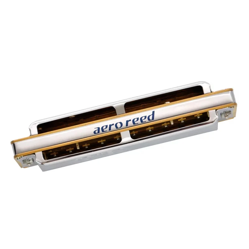 Tombo Diatonic Harmonica aero reed No. 2010 10 Holes Major Blues Harp Professional Armonica Alu comb Mouth Organ Instrumentos