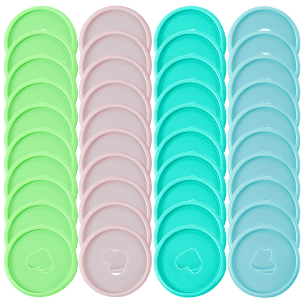 80 Pcs Macaron Color Heart Shaped Binder Discs Binding Buckles Book Discs Planner Accessories Small Binder Clips Loose