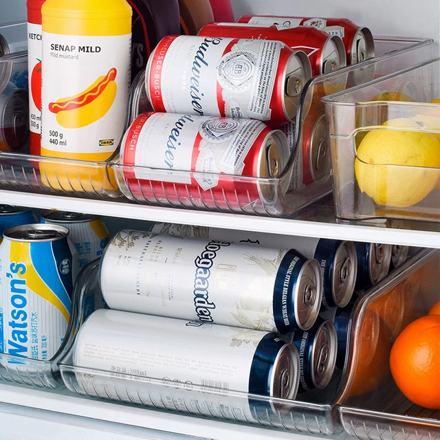 Transparent Refrigerator Organizer  Beverage Soda Drink Organizer -  Refrigerator - Aliexpress