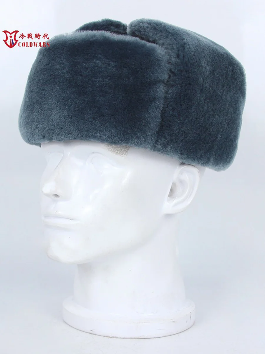 Russian Ushanka cotton cap M69 Red Army Star Grey winter cap