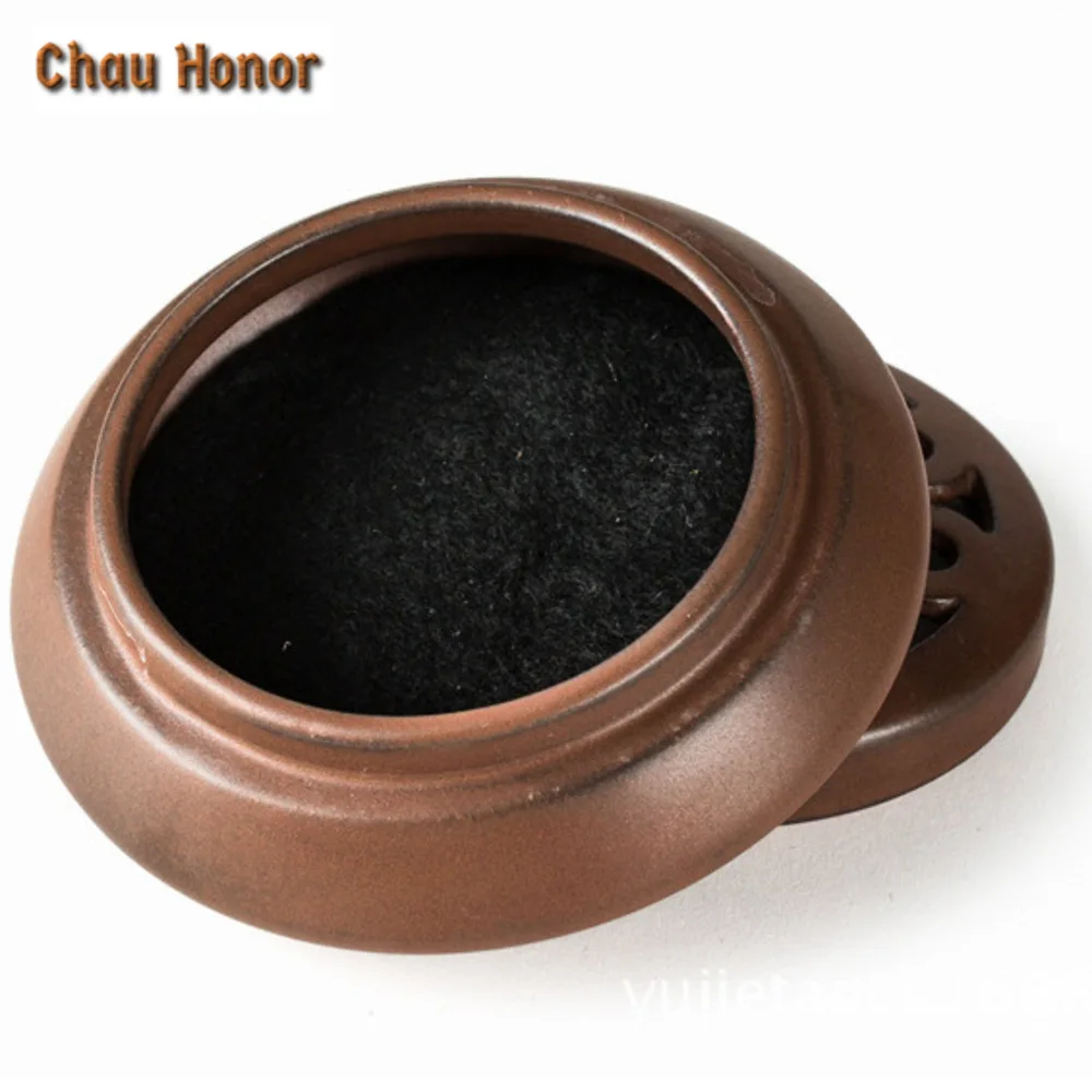 Creative Flat Cover Path Sandalwood Incense Holder Aromatherapy Furnace Zen Smell Distributor Tea Services Equipment Ornaments