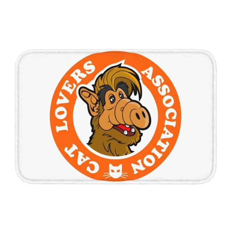 Cat Lovers Association Alien Life Form Door Floor Bath Kitchen Mats Antiscivolo Alf Sci Fi Zerbino Soggiorno Tappeto D'Ingresso Tappeto