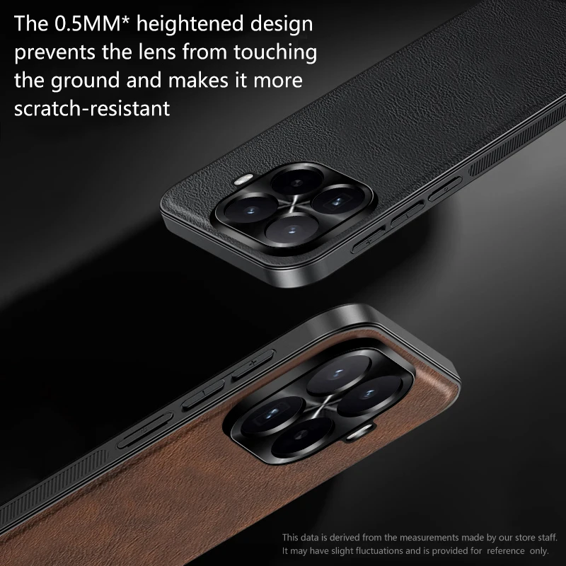 Premium Luxury Leather Anti-Drop Case - Shockproof Bumper Cover