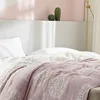 100% Cotton Muslin Blanket Bed Sofa Travel Breathable Summer Soft Throw Blanket 4 Layers Gauze AB Side Bedspread 200*230cm 5