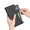 New men's wallet Long leather multi-card bag Soft cowhide anti-theft brush anti-degaussing thin money clip 3