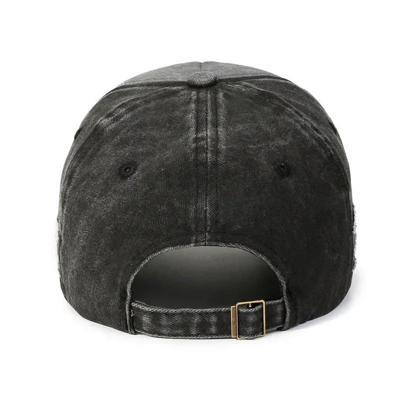 Hot Sale Unisex Washed Cotton Vintage Cap Letter Embroidery Baseball Cap Men And Women Outdoor Sports Hats 6