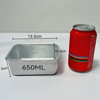 Récipient de conservation des aliments en acier inoxydable avec couvercle – Boîte hermétique de conservation des aliments frais pour réfrigérateur |   Petit organisateur de cuisine épais 6