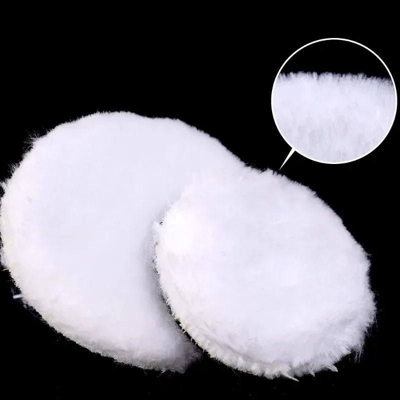 Wool Polishing Pad Scratch Removal for Compound and Polish Polishing and Waxing Pad Kit Auto Detailing Tools DIY Car Waxing