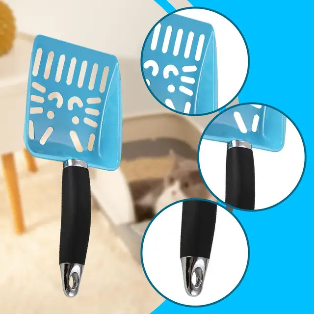 Cat Litter Scoop Household Pet Supplies Comfortable Grip for Cat Litter Box 5