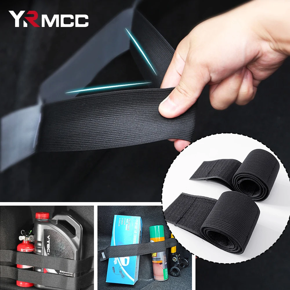 Car Trunk Organizer Magic Tapes Car Accessries Fixing Belt Storage Bag Tapes Fixed Auto Interior Stowing Tidying Accessories