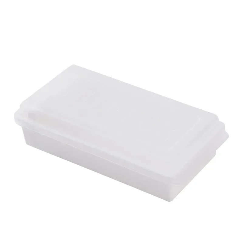 1PC Butter Cutting Crisper Rectangle with Cover Butter Storage Box with Knife Butter Keeping Storage Box Kitchen Tools