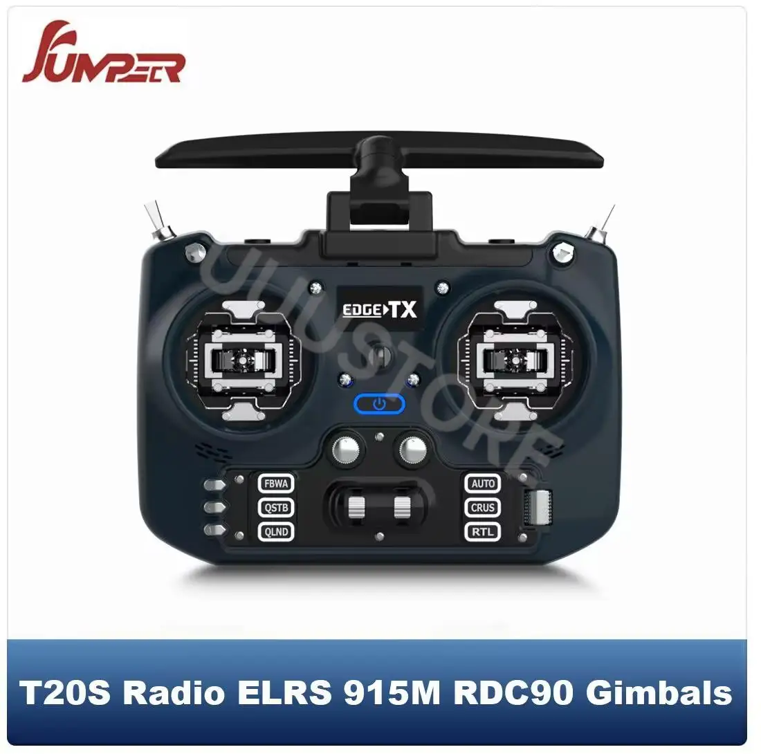 

Jumper T20S ExpressLRS ELRS 2.4GHz/915MHz Hall/RDC90 Sensor Gimbal EdgeTX Radio Transmitter for FPV RC Racer Drone Airplane