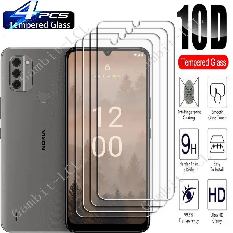 

Защитное закаленное стекло для Nokia C31 6,75 дюйма, 4 шт.