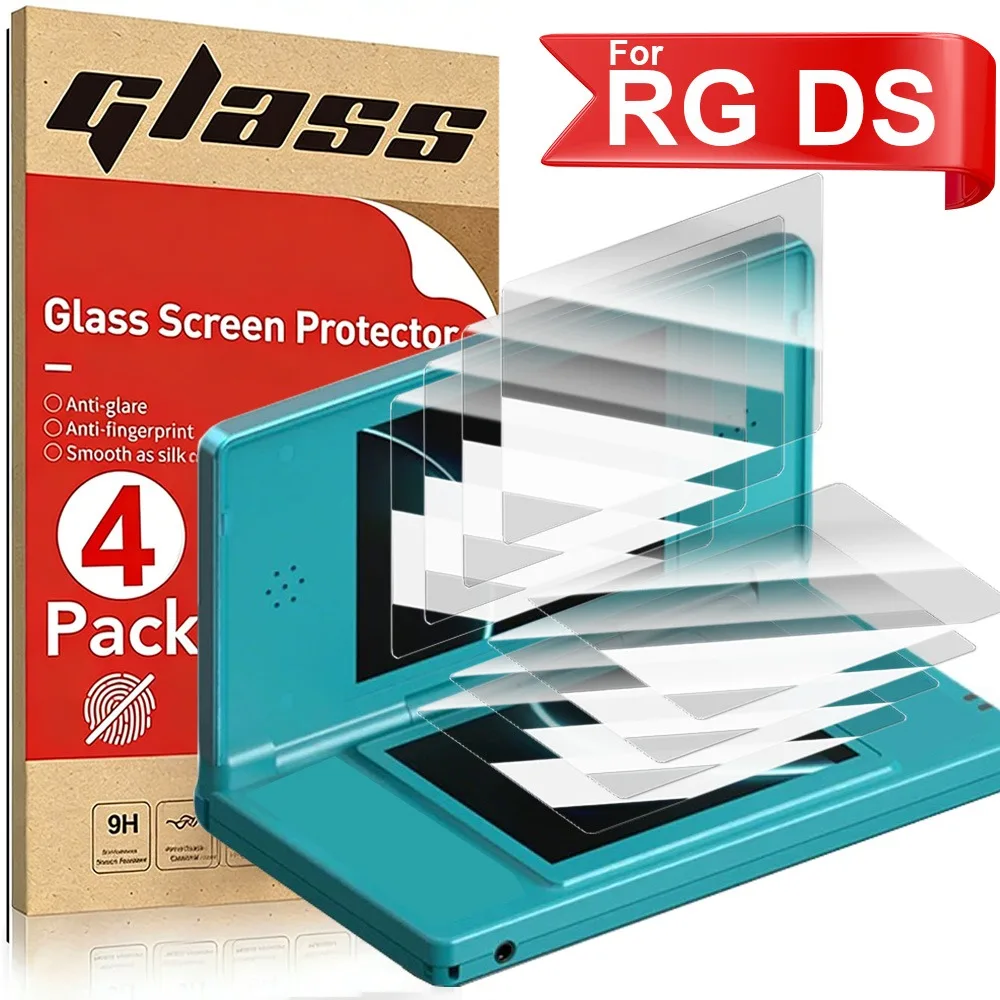 Tempered Glass Screen Protector for Anbernic RGDS Flip Console - HD Anti-Scratch Protection