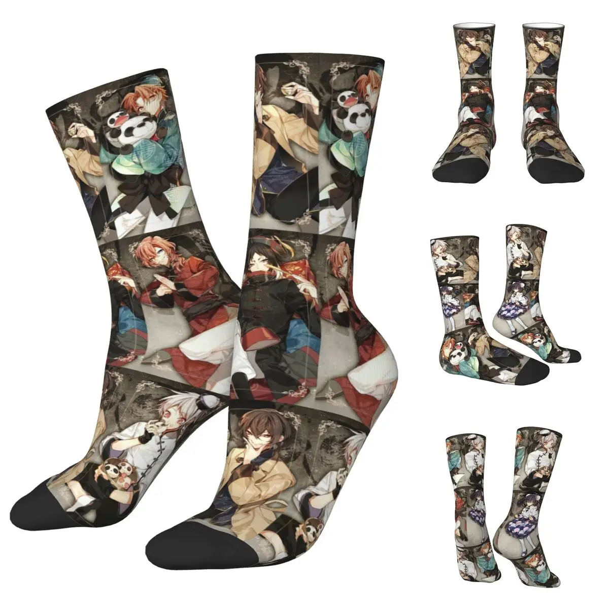 Bungou Stray Dogs Chuuya Nakahara Men Women Socks Leisure Beautiful Suitable for all seasons Dressing Gifts