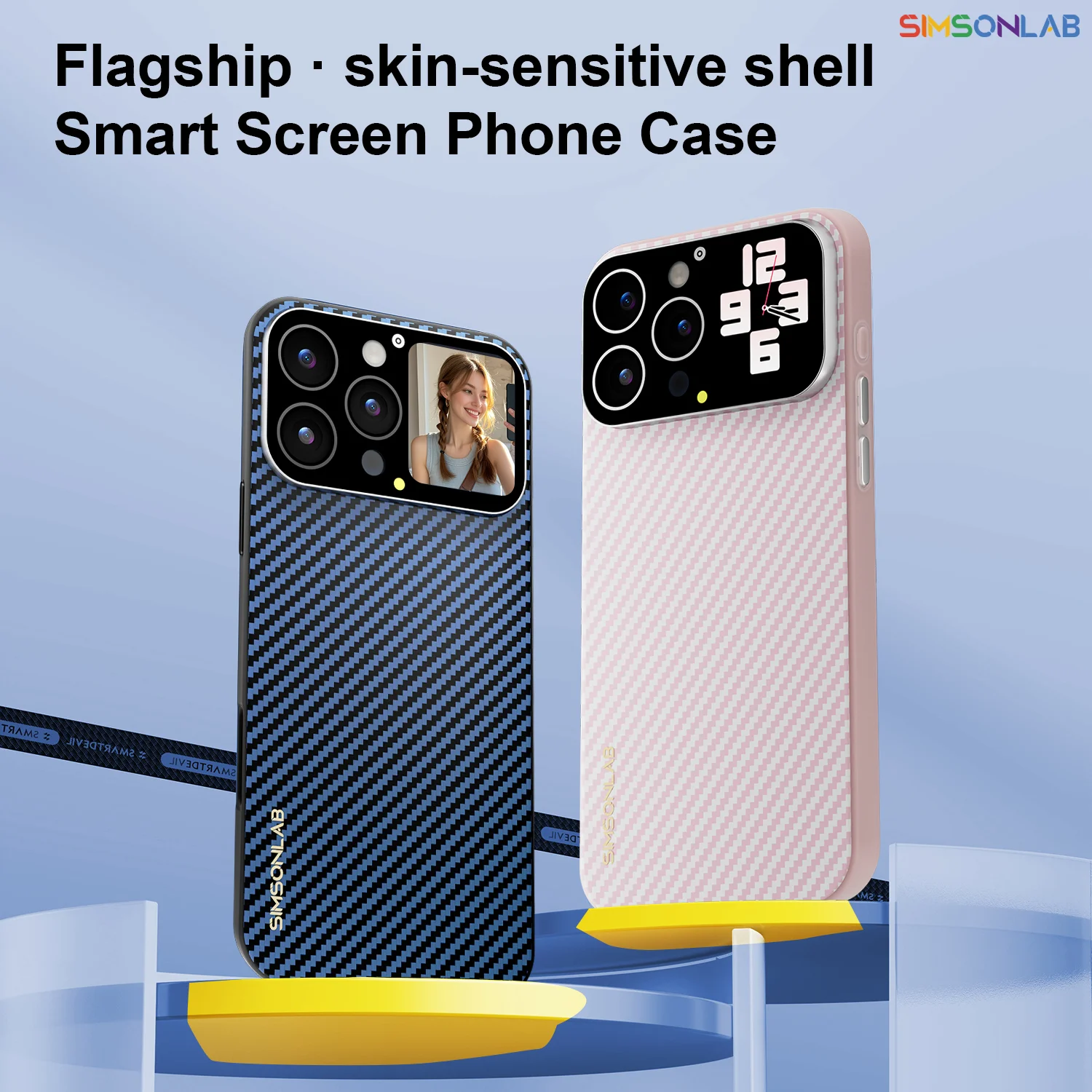 Smart Phone Case Touch Window for iPhone Apple Photo Video Wallpaper Selfie Preview Custom Men Women Christmas Gifts