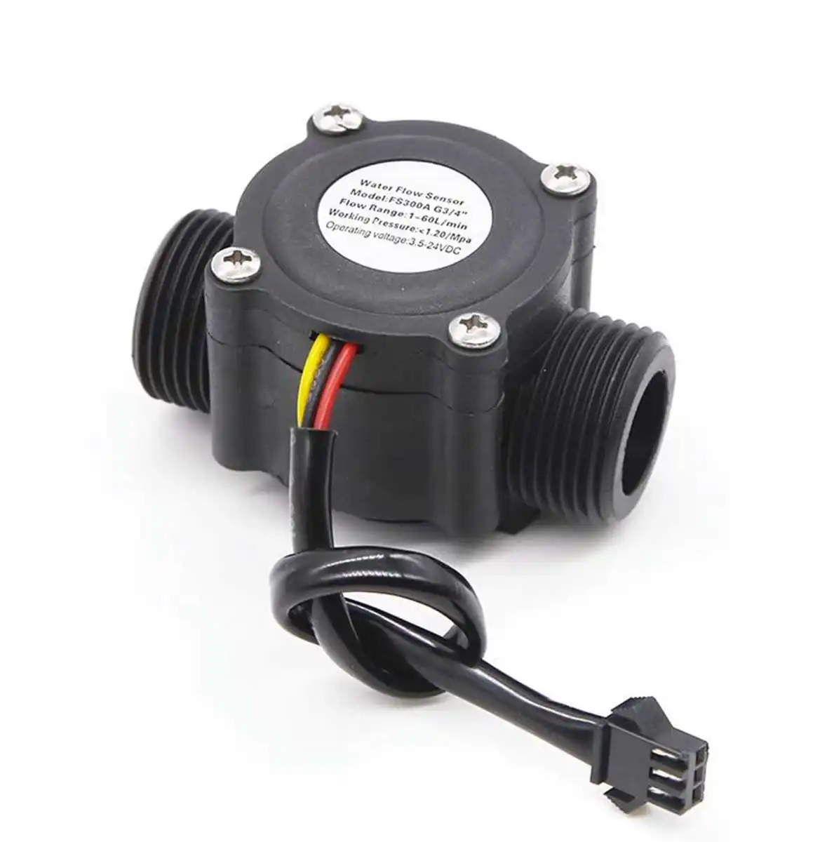 

G3/4" DN20 2-60L/min Water Flow Sensor Hall Switch Flow Meter Control Counter