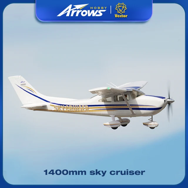 Blue Arrow 1400mm Sky Cruiser PNP RC Electric Aircraft Fixed Wing Beginner Simulation Beginner Remote Control Aircraft Model Toy 3