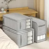 Foldable Clothes Storage Bag Visual Quilt Organize Cases Waterproof Large Capacity Clothing Pack Bag Pillow Down Coat Organize 1
