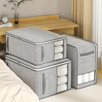 Foldable Clothes Storage Bag Visual Quilt Organize Cases Waterproof Large Capacity Clothing Pack Bag Pillow Down Coat Organize 1
