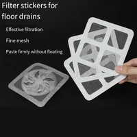 6-18pcs Toilet bathroom  kitchen floor drain filter screen anti clogging sewer grid sewer insect proof hair filter screen 3