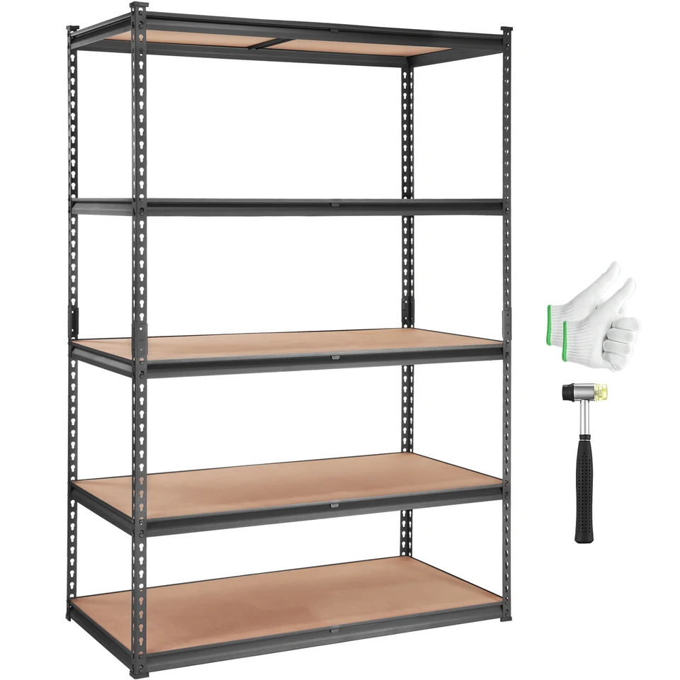Heavy Duty Adjustable Metal Storage Shelving Unit