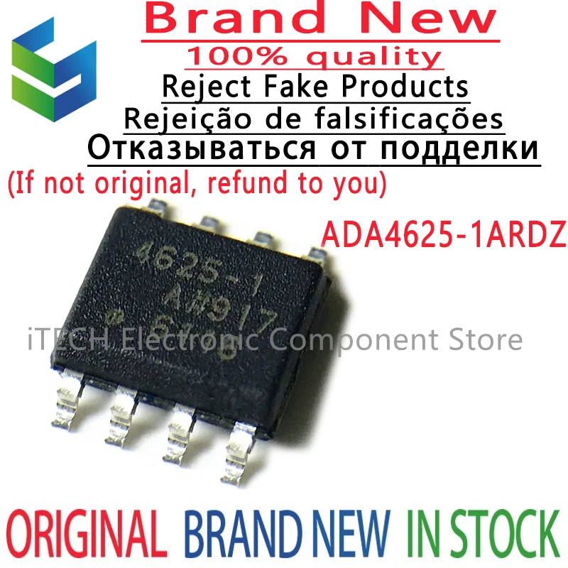 1 Pz/Lotto Originale Nuovo Audio Ada4625-1Ardz Ada4625-1 Ingresso Jfet A Basso Rumore Single Op Amp Ada4625 Amplificatore Operazionale Chip Ic