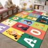Soft Fluffy Children's Room Carpet Baby Early Childhood Education Crawl Non-slip Floor Mat Washable Kid Bedroom Decor Rugs Ковер 2